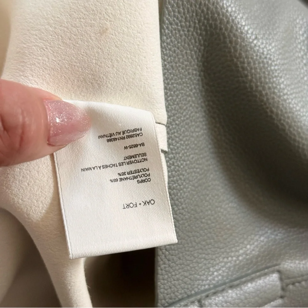 OAK + FORT The City Tote Bag in Sage - Picture 10 of 11